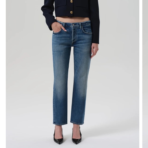 Citizens Of Humanity Anissa Blue Straight Leg Jeans - Picture 2 of 11